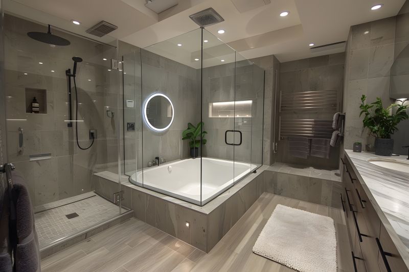 Modern Bathtub Installation